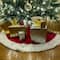 Haute Decor 54" Red & White Velvet Christmas Tree Skirt